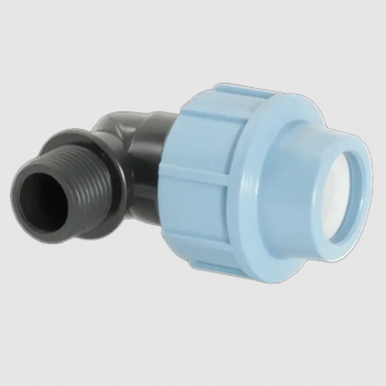 Фитинг для труб ПНД - Отвод 90 с наружной резьбой D25x1/2" - Сантехника