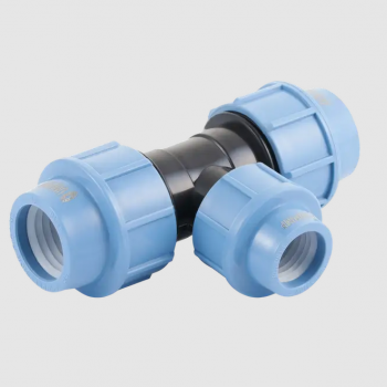 Фитинг для труб ПНД - Редукционный тройник D32x20x32 - Сантехника