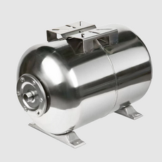 Гидроаккумулятор UNIPUMP 24л (нерж.) горизонтальный - Сантехника
