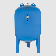 Гидроаккумулятор UNIPUMP 200л вертикальный, с манометром (нижнее подключение) - Сантехника
