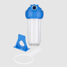 Колба Slim Line 5” CFC-5K (резьба 1") с картриджем NT-5 (50мкм) slim line - Сантехника