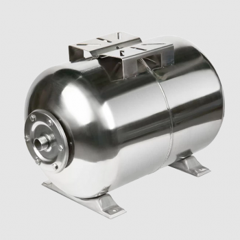 Гидроаккумулятор UNIPUMP 80л (нерж.) горизонтальный - Сантехника