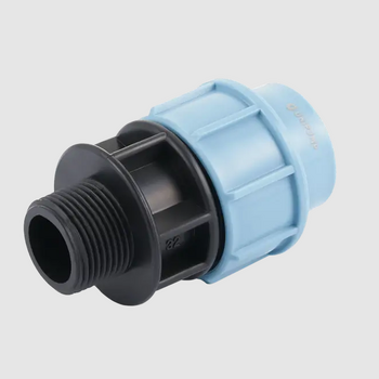 Фитинг для труб ПНД - Переход на наружную резьбу D25x1/2" - Сантехника