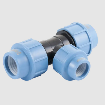 Фитинг для труб ПНД - Редукционный тройник D40x32x40 - Сантехника