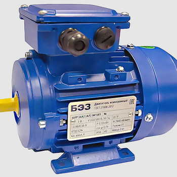 Электродвигатель АИР 71B4 (Ал) IM1081 (0,75 кВт/1500 об/мин), корпус алюминий - Сантехника